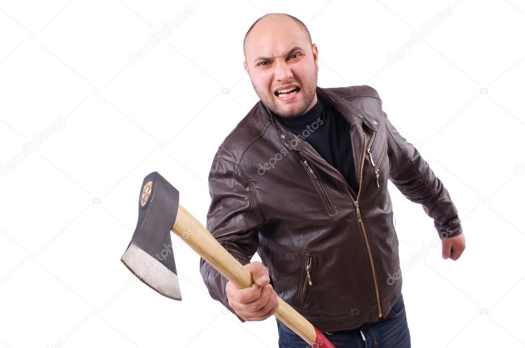 Man with axe