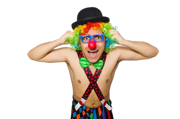 Lustiger Clown — Stockfoto