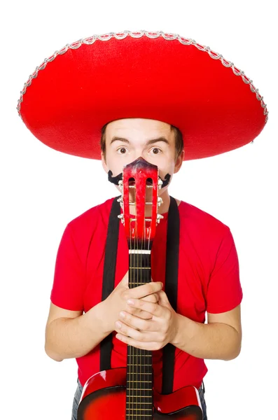 Мексиканский гитарист — стоковое фото
