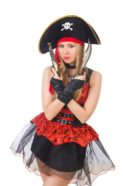 Woman pirate — Stock Photo, Image