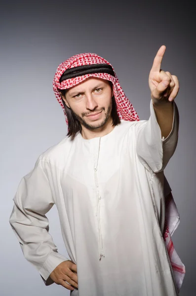 Arabische man in diversiteitsconcept — Stockfoto