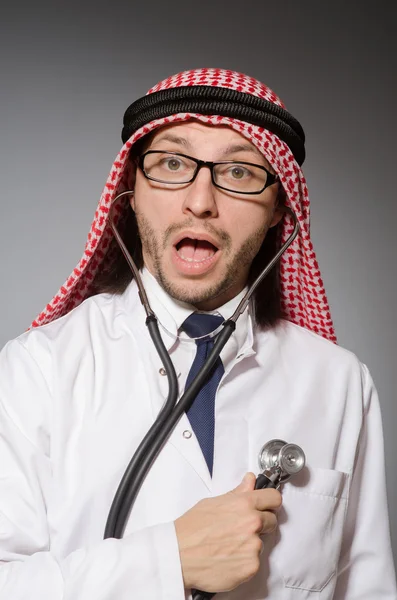 Vicces arab orvos — Stock Fotó