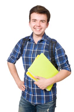 Öğrenci kitap ile