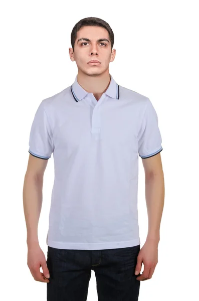 Mannen i t-shirt — Stockfoto