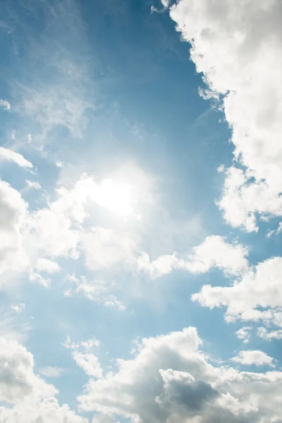 Nuvoloso paesaggio del cielo — Foto Stock