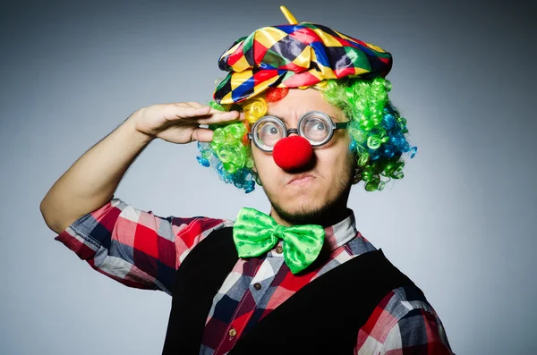 Lustiger Clown — Stockfoto