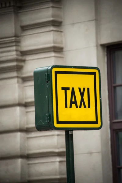 Señal de taxi — Foto de Stock