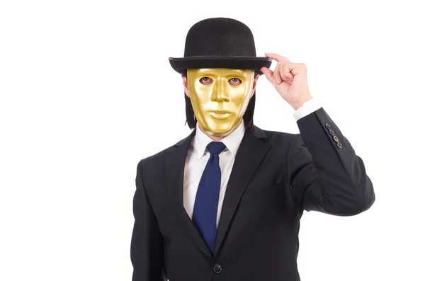 Man med mask — Stockfoto