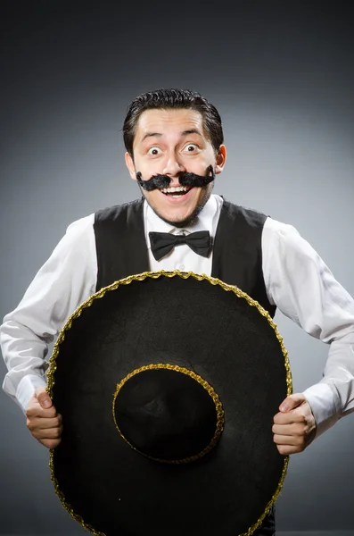 Homem mexicano em conceito engraçado — Fotografia de Stock