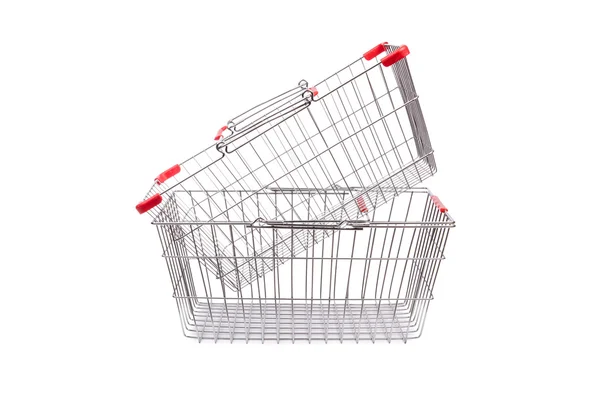 Shopping supermarket trolley — Stock Photo, Image