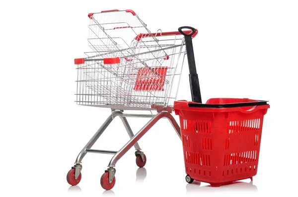 Carrello del supermercato — Foto Stock