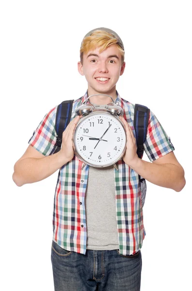 Student missing his deadlines — Stock Photo, Image