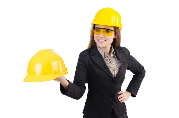 Woman construction worker — Stock Photo, Image