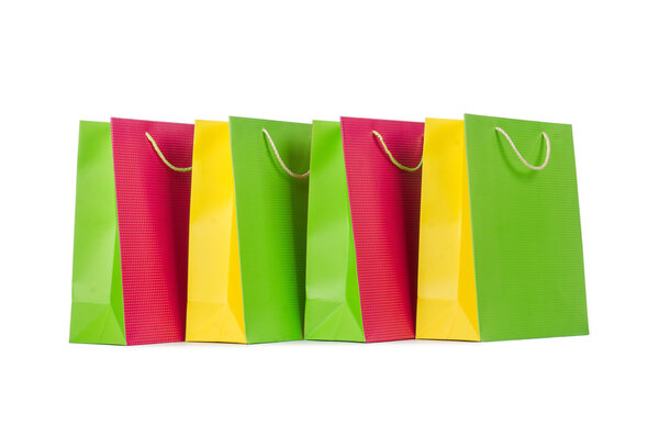 Colourful shopping bags