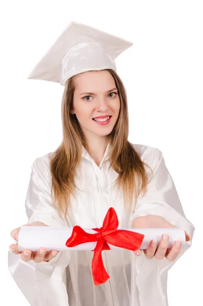 Graduate flicka — Stockfoto