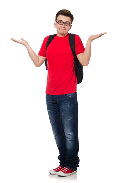 Student with backpack — Stock Photo, Image