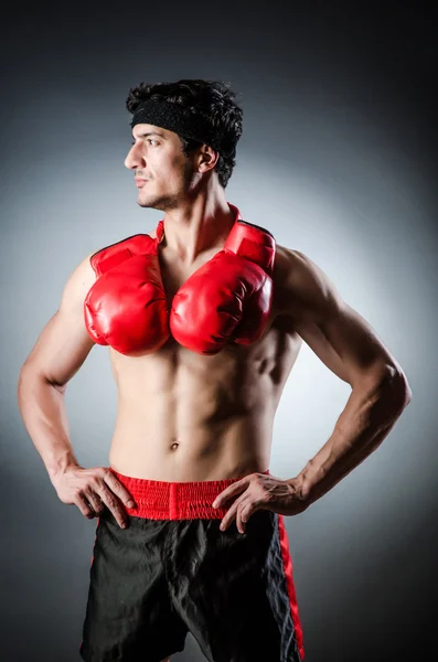 筋肉のボクサー — ストック写真