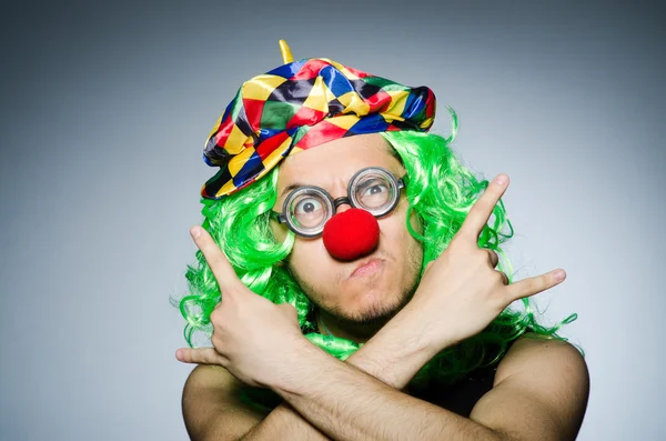 Funny clown — Stock Photo, Image