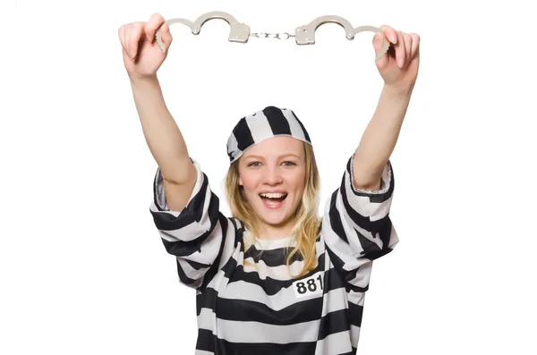 Funny prison inmate — Stock Photo, Image