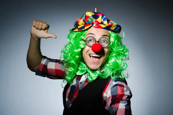 Grappige clown — Stockfoto