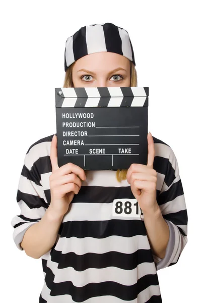 Funny prison inmate — Stock Photo, Image