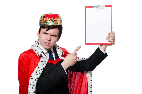 King businessman — Stock Photo, Image