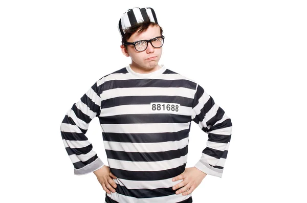 Funny prison inmate — Stock Photo, Image