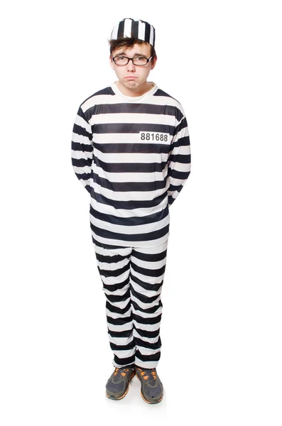 Funny prison inmate — Stock Photo, Image