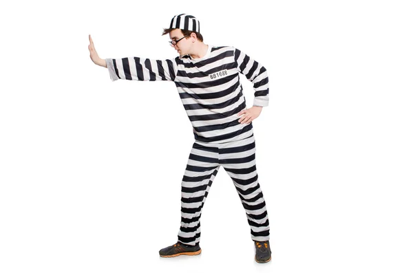 Funny prison inmate — Stock Photo, Image