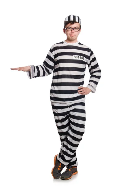 Funny prison inmate — Stock Photo, Image