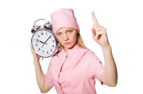 Doctor missing  deadlines — Stock Photo, Image