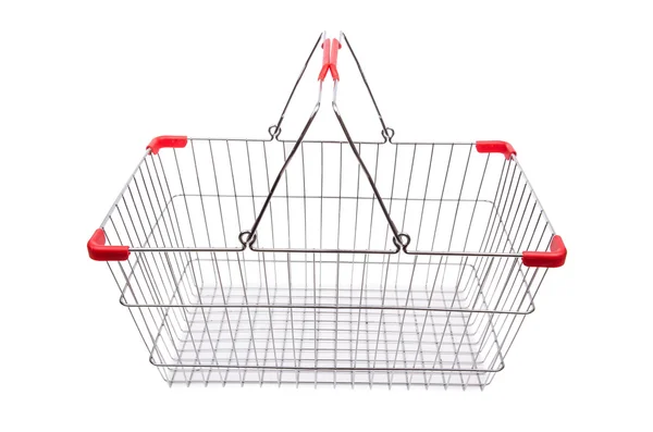 Shopping supermarket basket — Stock Photo, Image