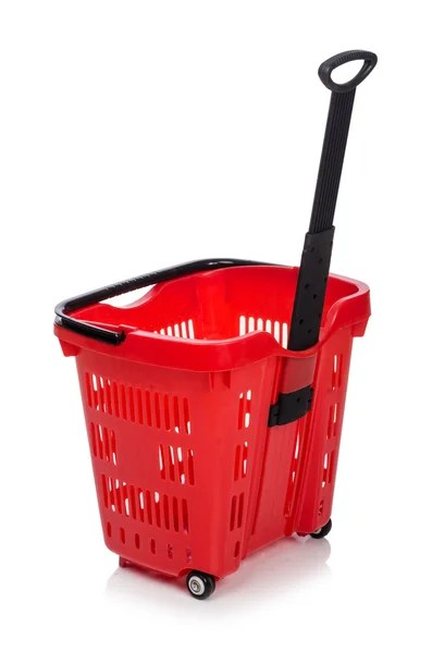 Shopping supermarket trolley — Stock Photo, Image