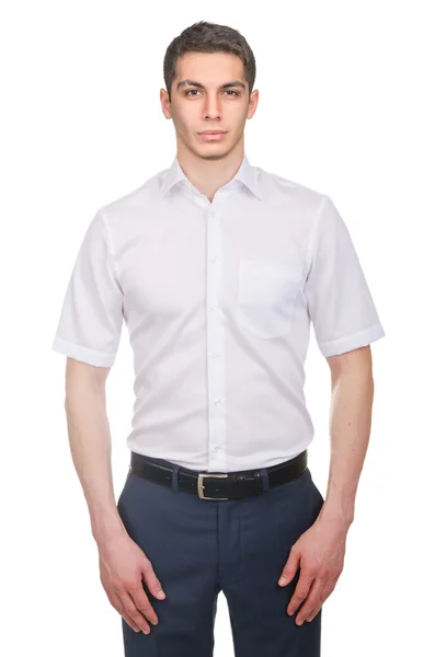 Mannelijk model met shirt — Stockfoto