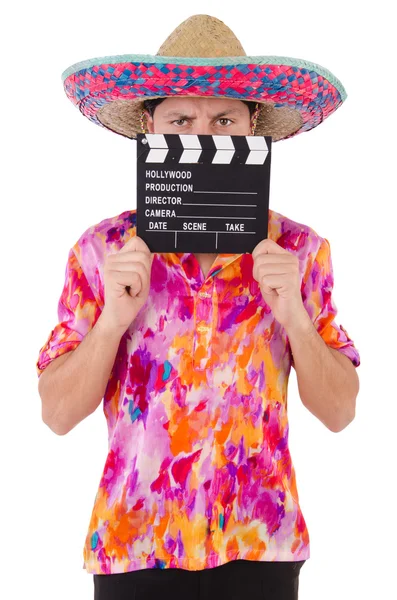 Meksykański film clapboard — Zdjęcie stockowe