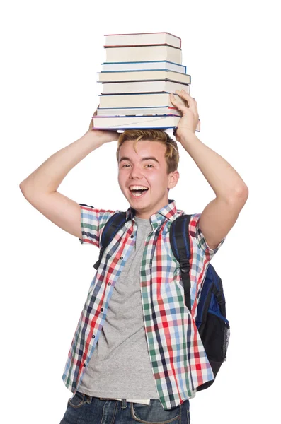 Estudiante con libros — Foto de Stock