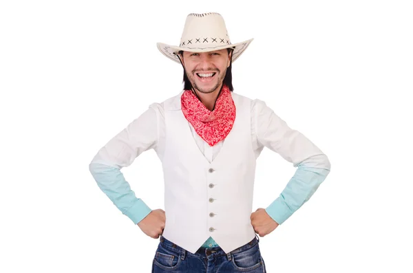 Smiling Cowboy — Stock Photo, Image