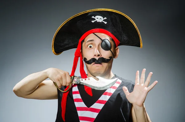 Śmieszne pirat — Zdjęcie stockowe