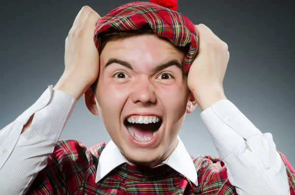 Смешной шотландец — стоковое фото