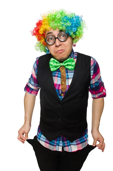 Grappige clown — Stockfoto