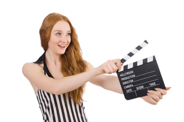 Woman referee — Stock Photo, Image