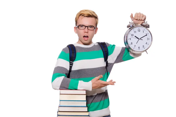 Student missing his deadlines — Stock Photo, Image