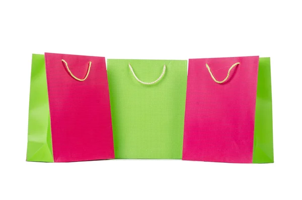 Цветные сумки для покупок — стоковое фото
