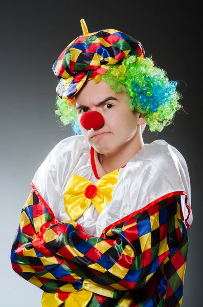 Clown divertente nel concetto di umorismo — Foto Stock