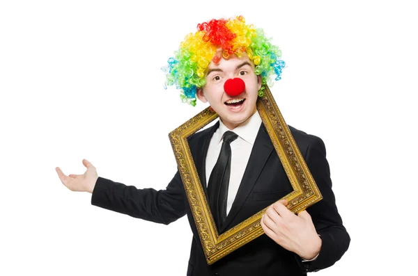 Clown isolato — Foto Stock