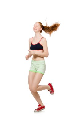 spor egzersizleri yapıyor kadın