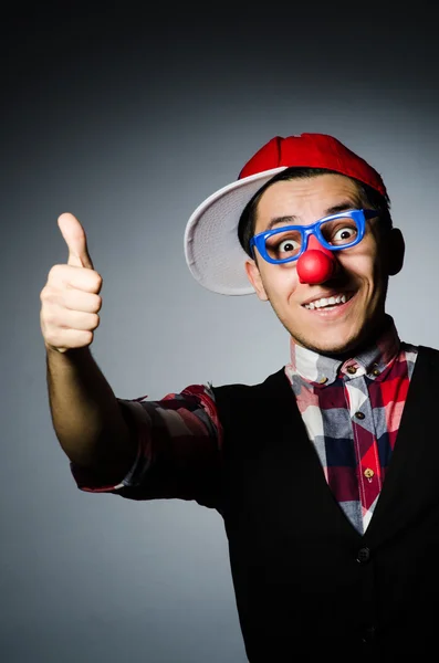 Funny clown — Stock Photo, Image