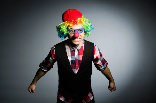 Grappige clown — Stockfoto