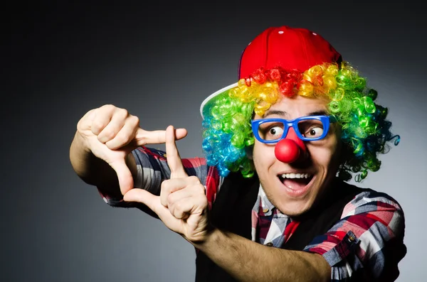 Lustiger Clown — Stockfoto