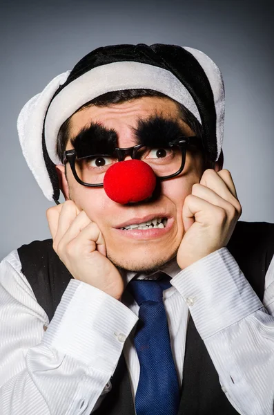 Clown uomo d'affari — Foto Stock